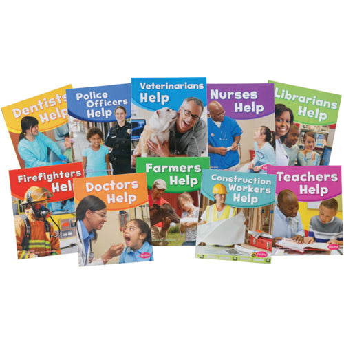 Pebble Books® Our Community Helpers Book Set, Softcover - 10 PC