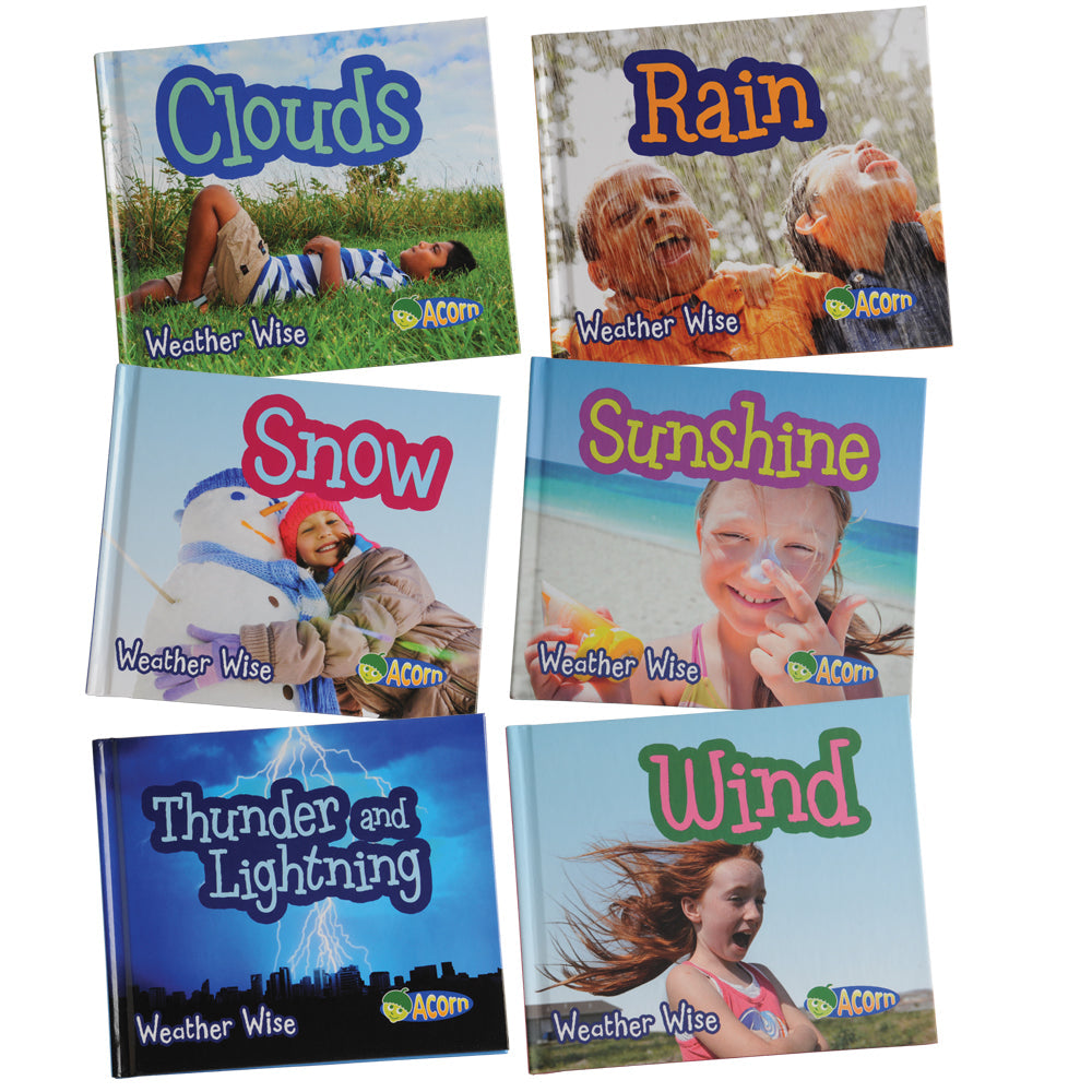 Acorn® Weather Wise Book Set, Softcover - 6 PC
