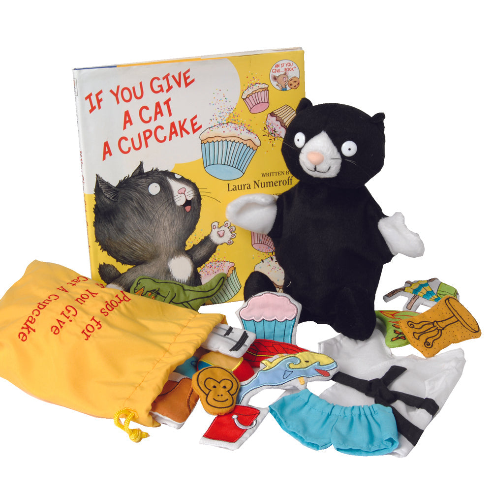 Puppet and Props and If You Give A Cat A Cupcake Book*
