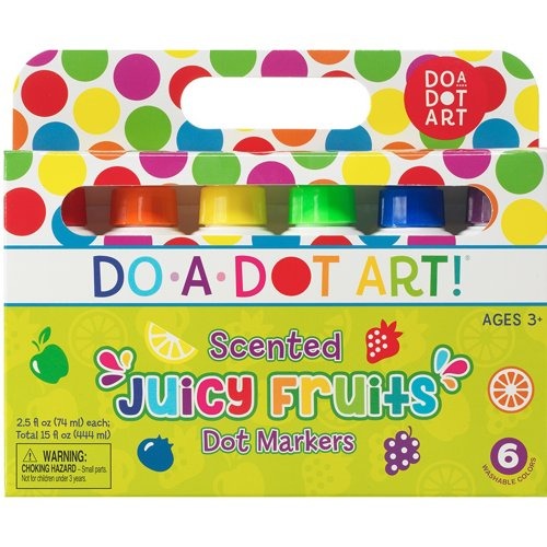 Do-A-Dot Juicy Fruits Scented Dot Markers / Pack of 6