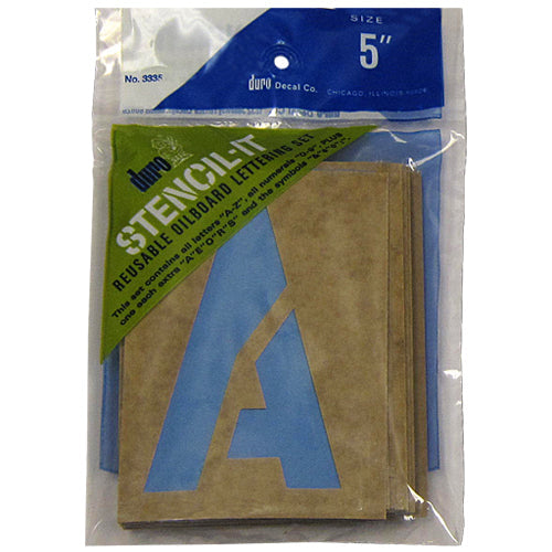 Oil Board Stencils - 5 inch