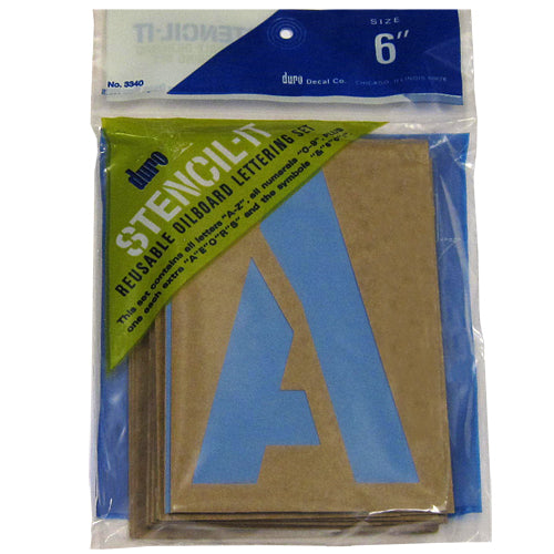 Oil Board Stencils - 6 inch