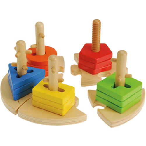 Color & Shape Twisting Puzzle