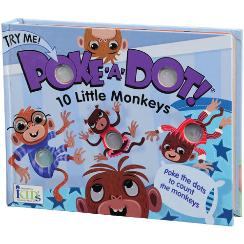 Melissa & Doug® Poke-A-Dot Book / 10 Little Monkeys - 20 Pages