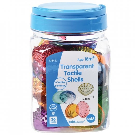 Transparent Tactile Shells Packaging