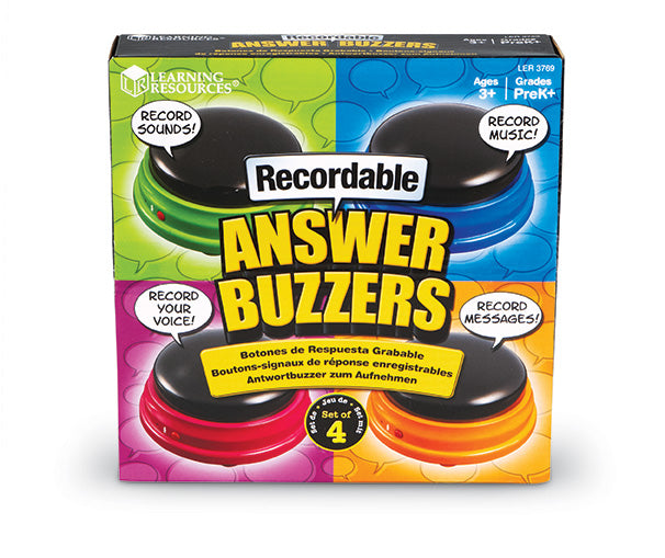 Recordable Answer Buzzers / Set of 4
