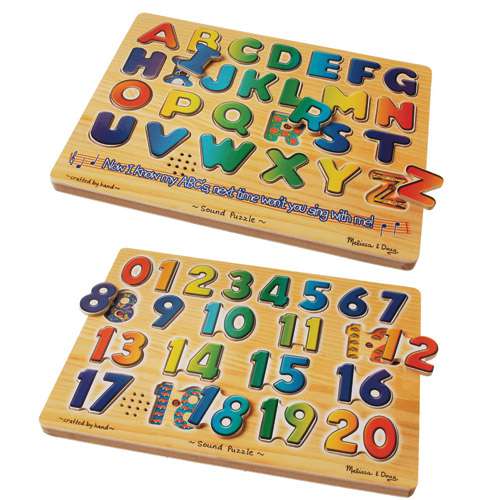 Alphabet & Numbers Sound Puzzles