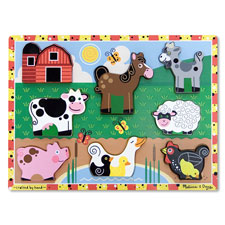 Melissa & Doug® Farm Chunky Puzzle - 8 PC