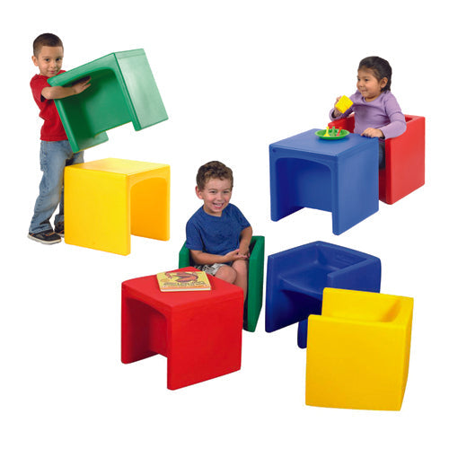 Cube chair set hot sale