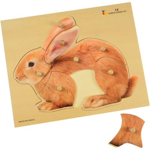 Bunny Large Knobbed Puzzle