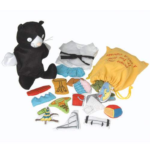 Puppet and Props for If You Give A Cat A Cupcake Book*