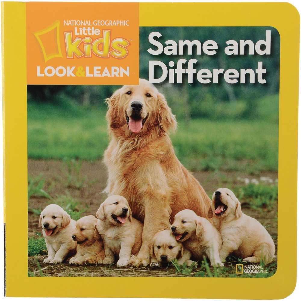 National Geographic Concepts Board Books - Same and Different