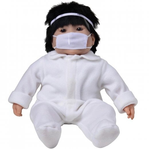 Doll Mask and Face Shield Set