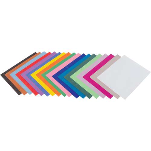 Sunworks® Construction Paper, Gray, 12" x 18" - Pack of 50