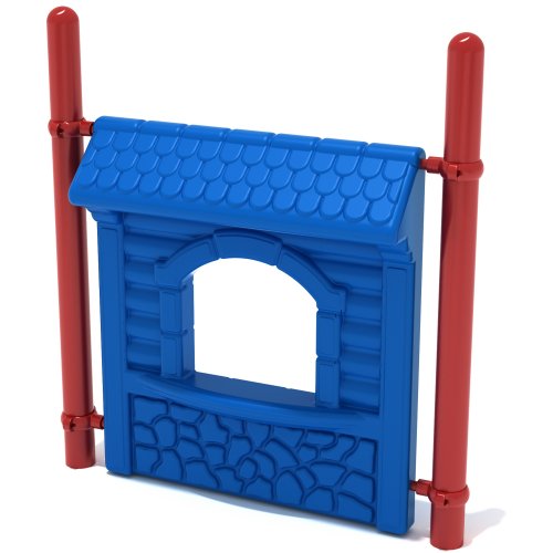 Store Front Panel with Posts - Free Standing Panels PEC-PFS008