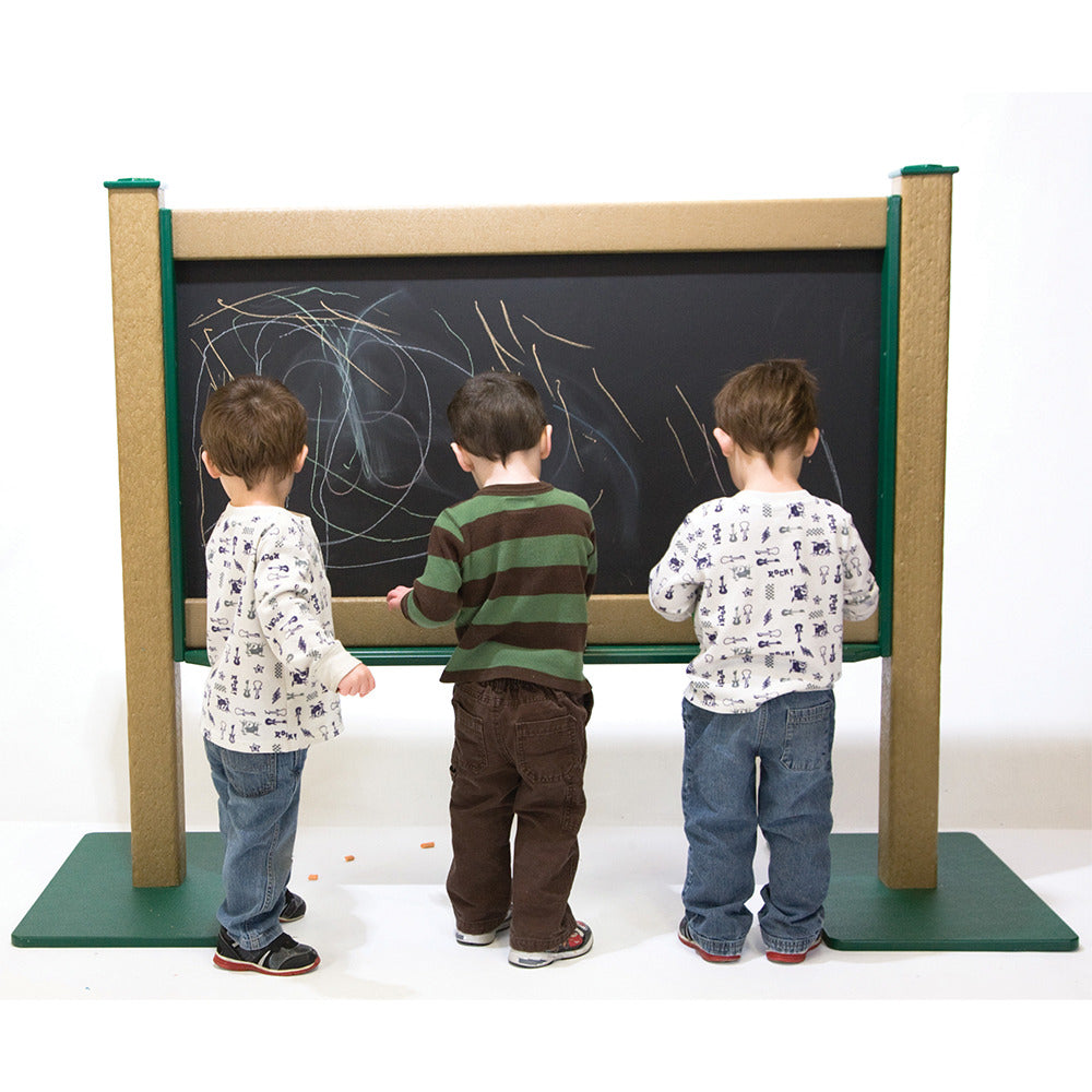 4' Outdoor Magnetic Chalkboard (in Ground)