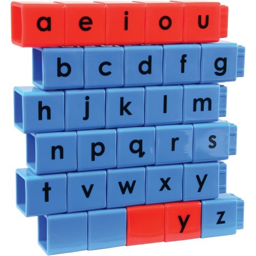 Jumbo Alphabet Unifix Cubes / 60 pcs.