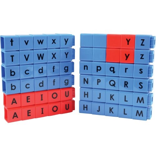 Jumbo Alphabet Unifix Cubes / 60 pcs.