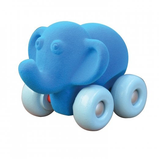 Rubbabu&reg; Elephant on Wheels, Blue