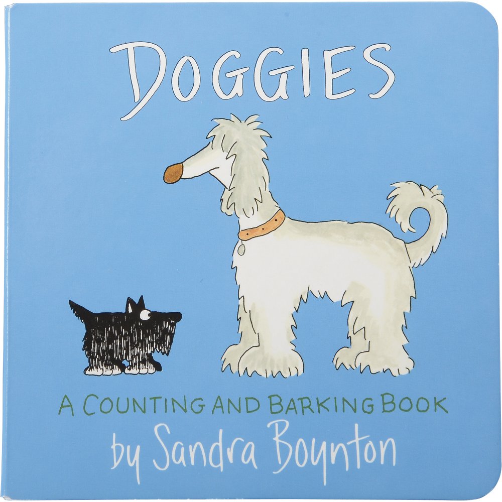 Doggies- A Counting and Barking Board Book by Sandra Boynton