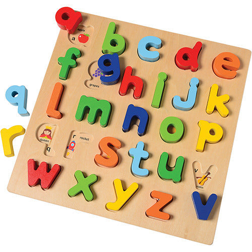 Lowercase Alphabet Block Puzzle