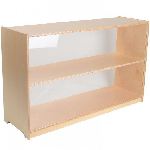 30" Shelf with Plexi Glass Back