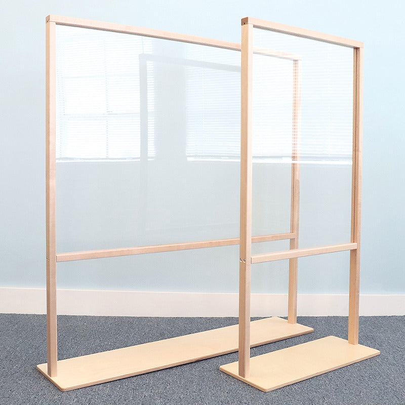 Small Floor Standing Acrylic Partition