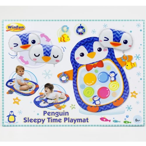 Penguin Tummy Time Playmat
