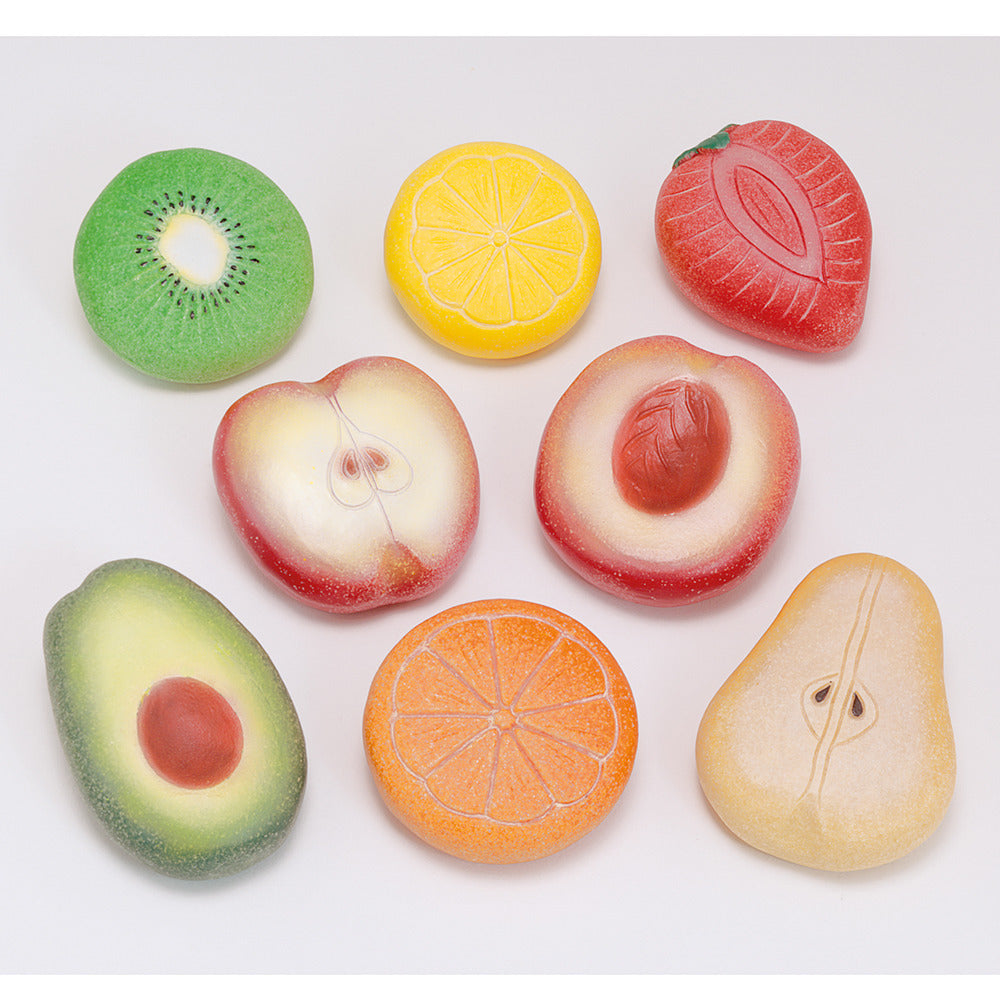 Set of 8 Fruit Sensory Play Stones