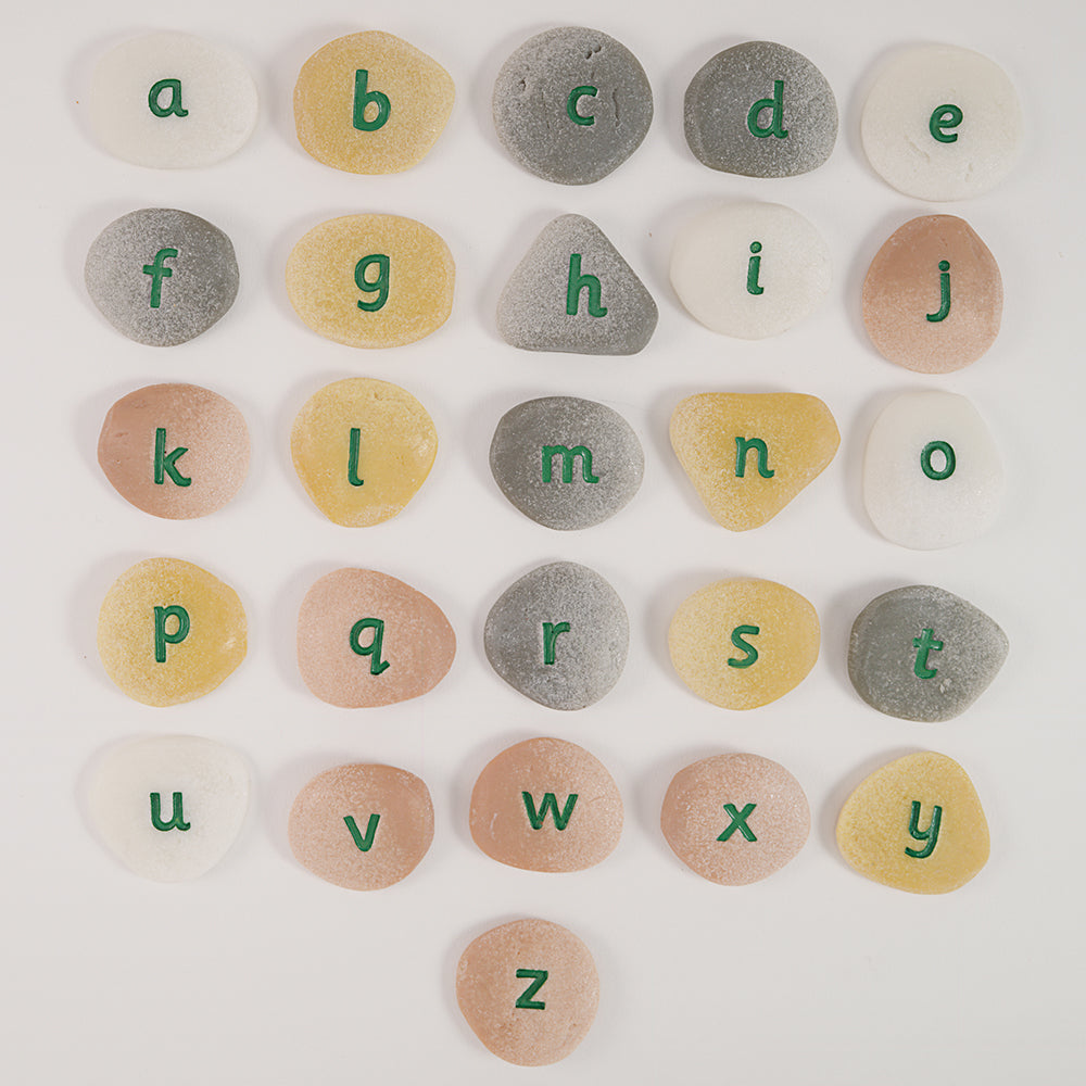 Set of 26 Lowercase Alphabet Stones