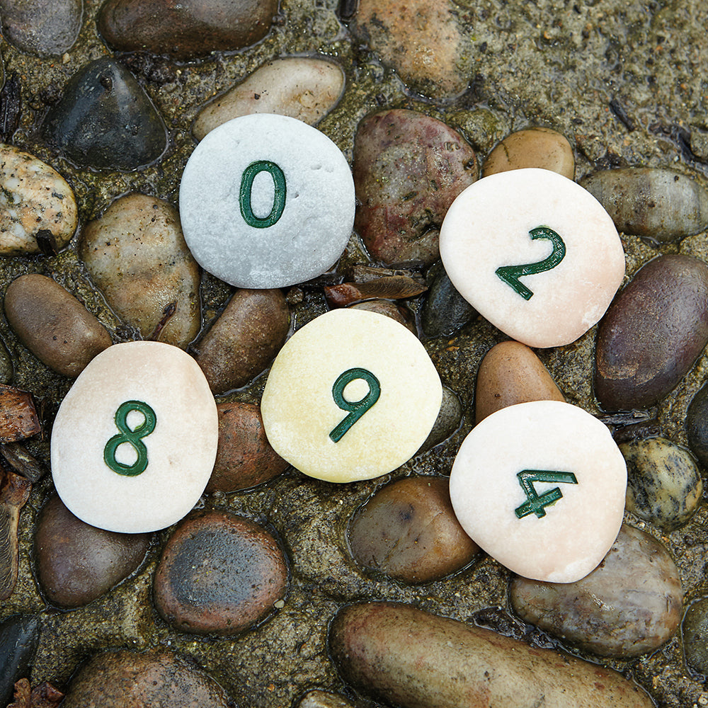 Number Stones in Nature
