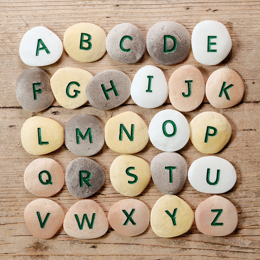 Full Alphabet Set of Pebbles